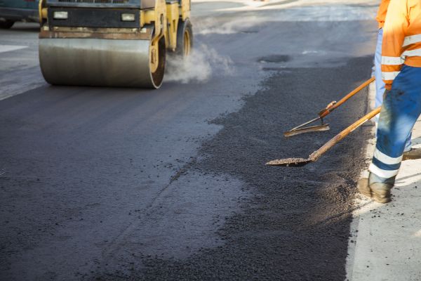 Asphalt Road Repair in Yukon