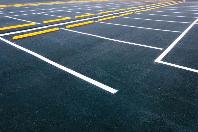 Repaved Parking Lot
